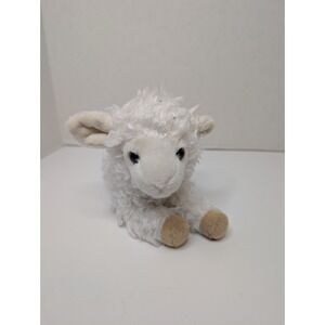 Douglas Cuddle Toy White Lamb Sheep Plush 8" Floppy Stuffed Animal Lulu Farm